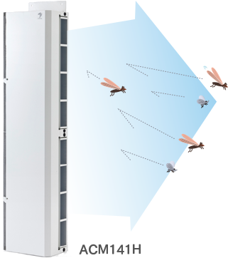 ドライブスルー専用防虫エアカーテンも実績多数